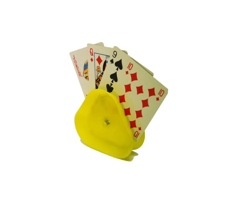 Porte carte plastique triangulaire pour cartes à jouer