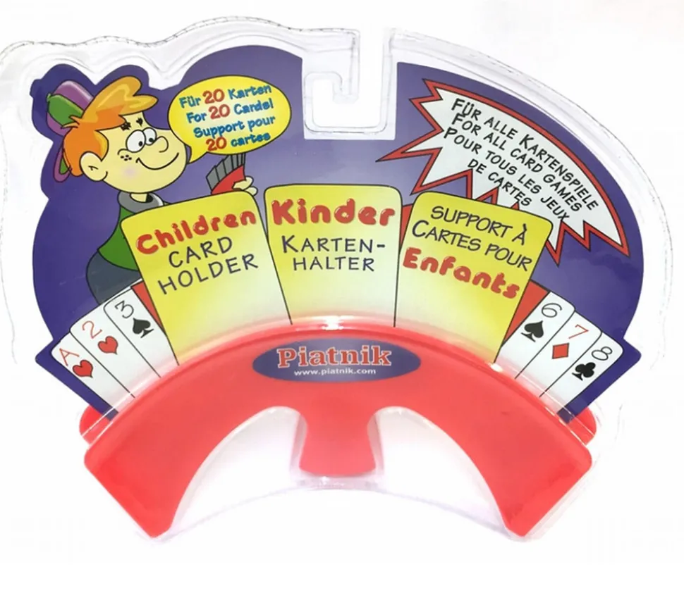 Porte-cartes à jouer rouge piatnik