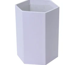 Pot à crayons hexagonal 10 cm