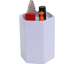 Pot à crayons hexagonal 10 cm