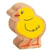Poussin jaune en bois 48 x 38 x 25 mm