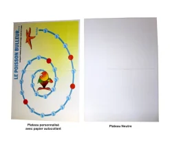 PR1 Plateau de jeux petit format 298 x 210 mm blanc pliable