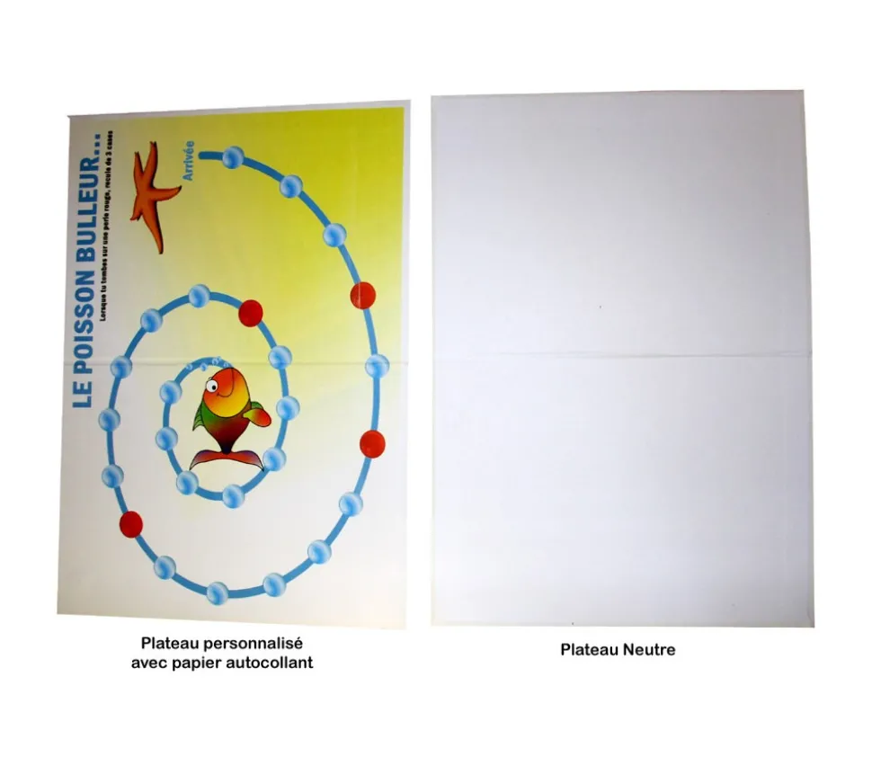 PR1 Plateau de jeux petit format 298 x 210 mm blanc pliable