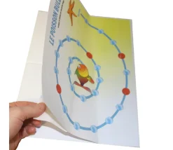 PR1 Plateau de jeux petit format 298 x 210 mm blanc pliable