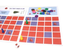 PR2N Plateau de jeu rectangle 380 x 277 mm moyen format pliable en 4