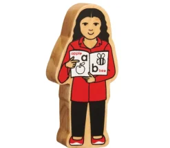 Professeur en bois 101 x 46 x 25 mm personnage jeu