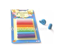 Pâte à modeler lot de 8 rondins