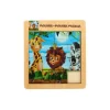 Puzzle - casse tête en bois 2 en 1 LION