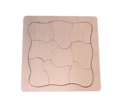 Puzzle 9 pièces en bois à personnaliser