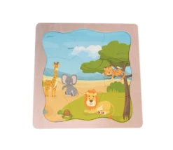 Puzzle 9 pièces en bois à personnaliser