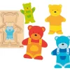 Puzzle à étages en bois Ours
