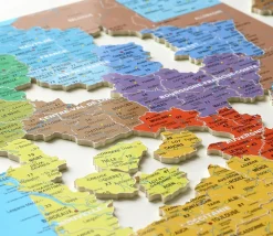 Puzzle bois Carte de France des Départements 100 pièces