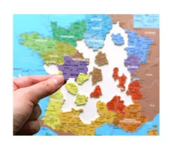 Puzzle bois Carte de France des Départements 100 pièces