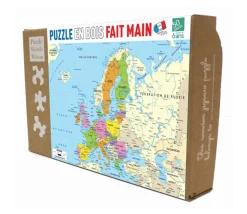 Puzzle bois Carte de l'Europe 50 pièces