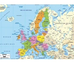 Puzzle bois Carte de l'Europe 50 pièces