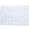 Puzzle carton blanc 54 pièces à personnaliser 24 x 16 cm
