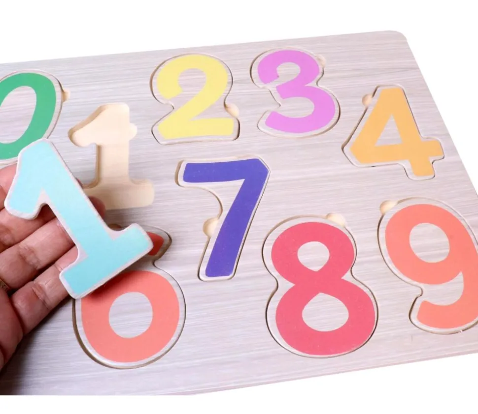 Puzzle des chiffres en bois - 30 x 21 cm