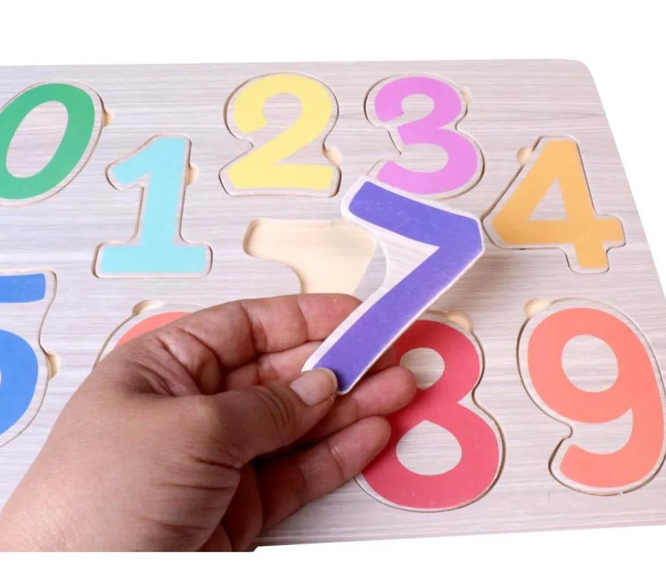 Puzzle des chiffres en bois - 30 x 21 cm