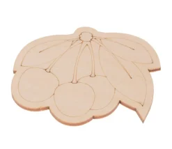 Puzzle des fruits 8 pièces en bois naturel