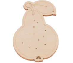 Puzzle des fruits 8 pièces en bois naturel