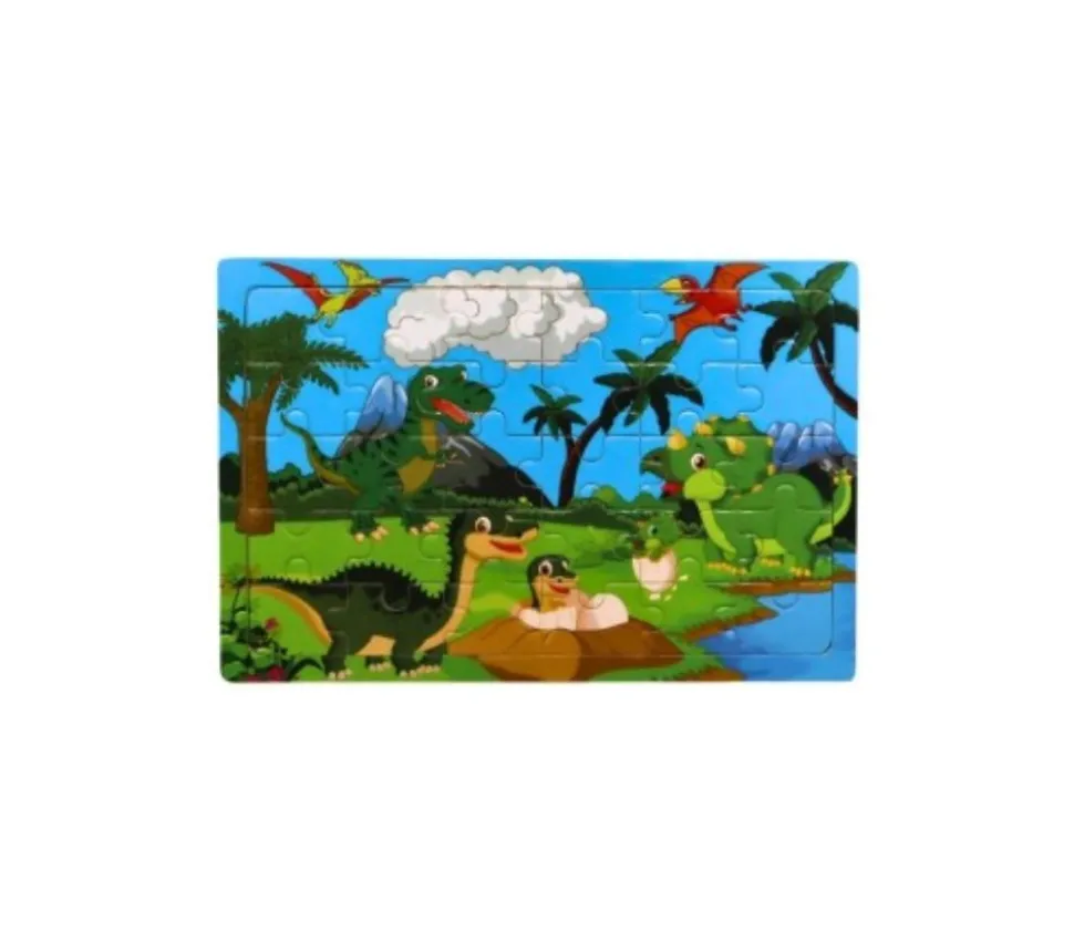 Puzzle en bois 30 pièces dinosaures