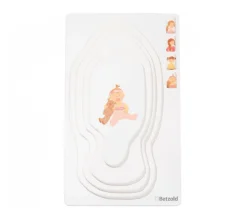 Puzzle je grandis "Fille" - 4 étages - 28 pièces en bois