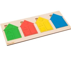 Puzzle Maisons des formes et couleurs