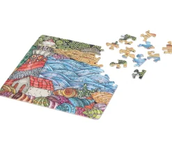 Puzzle paysage de mer design 12.5 cm - 72 pièces Curiosi