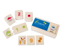 Puzzles en bois : J'apprends les chiffres - Cognito