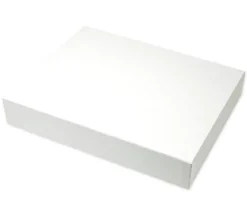 R1+ Boite jeu 22.8 x 17.8 x 4 cm BLANCHE neutre à personnaliser