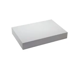 R3 Grande boite 340 x 268 x 62 mm rectangle grand format vide blanche
