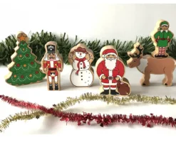 Renne figurine en bois 100 x 109 x 25 mm