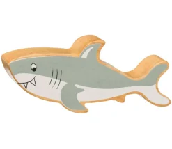 Requin gris en bois grande taille 56 x 136 x 25 mm