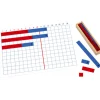 Réglettes calcul Additions Montessori avec plateau