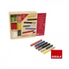 Réglettes en bois cuisenaire 1 à 10 cm - bâtonnets bois Goula