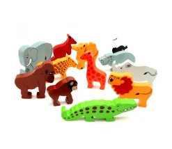 Rhinocéros en bois 57 x 90 x 15 mm