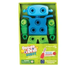 Robot à visser 20 cm avec tournevis - design and drill robot STEM