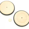 Roue en bois de 8.4 cm avec pneu caoutchouc pour construction