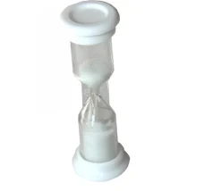 Sablier de jeu 1 minute - BLANC - 7.6 cm PM