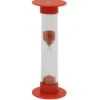 Sablier 10 minutes rouge pour jeux