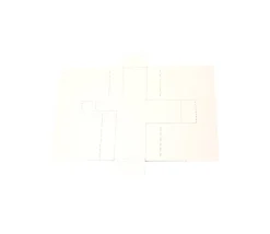 Sabot cale carton blanc intérieur pour boite R1