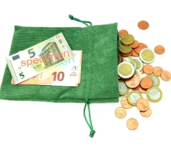 Sac 13 x 18 cm - velours épais VIOLET avec cordon