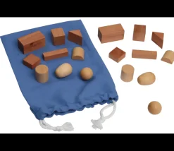 Sac Mystère Montessori 20 formes géométriques en bois