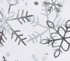 Sac organzine flocon 9 x 12 cm