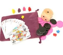 Sac suedine 125 x 175 mm modèle 2 violet