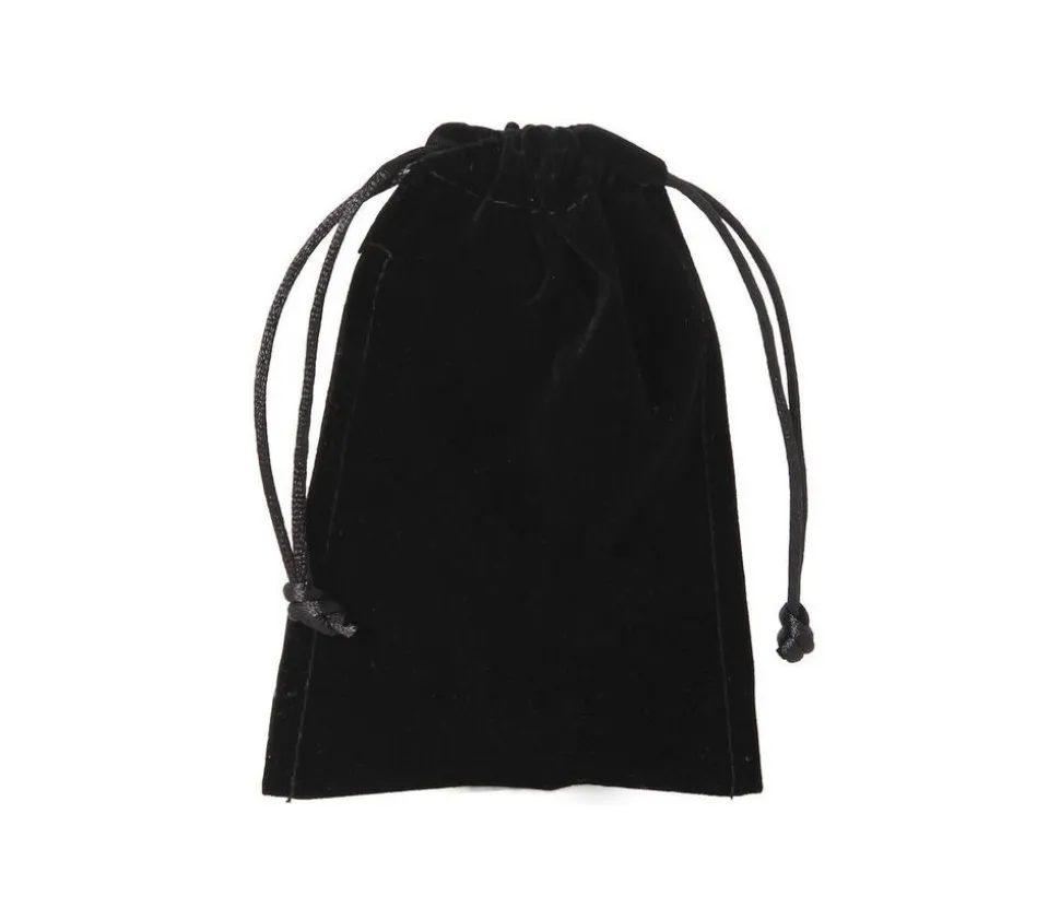 Sac suedine 95 x 140 mm modèle 1 noir