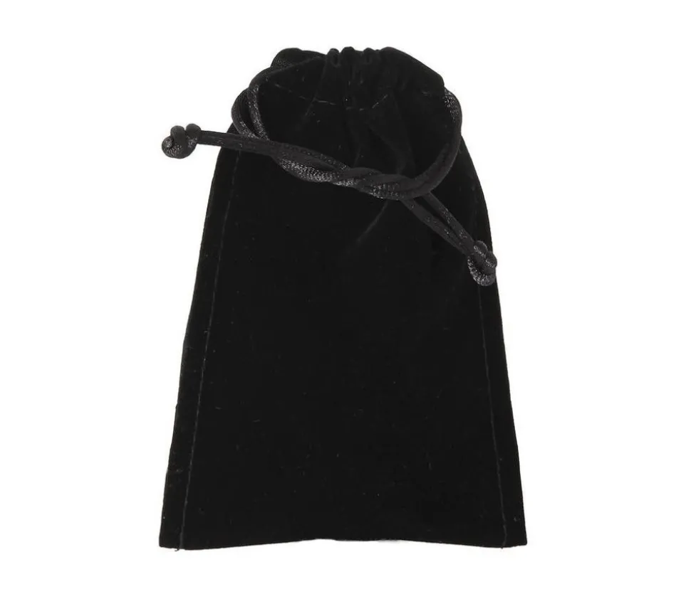 Sac suedine 95 x 140 mm modèle 1 noir