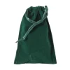Sac suedine 95 x 140 mm modèle 1 vert foncé