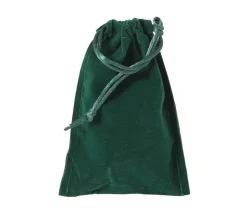 Sac suedine 95 x 140 mm modèle 1 vert foncé