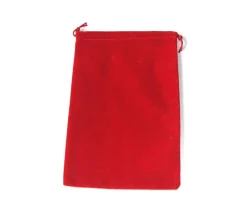 Sac suedine 125 x 190 mm modèle 2 rouge